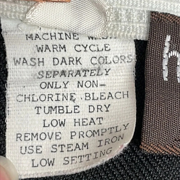 Vintage Haberdashery by Personal Black Waist Watcher Skirt 8 - Picture 15 of 16